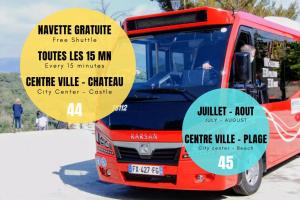 Bas de villa , coin détente extérieur et parking