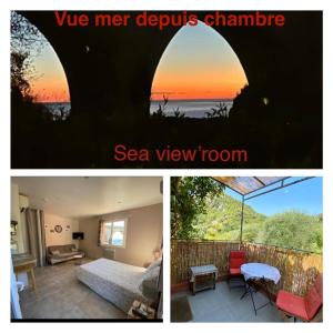 STUDIO pied village EZE - dans VILLA - Parking Gratuit