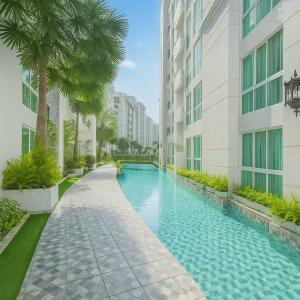 芭提雅市中心Olympus 水系公寓酒店 健身房 步行街 海滩附近 一居室