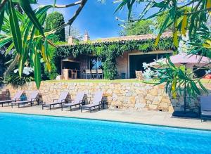 Architect designed house pool tastefully