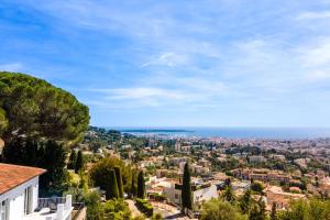 Grande villa, 6 chambres, vue mer, montagne & ville de Cannes