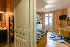 Le Chalet du sanctuaire vue sur le Gave de Pau