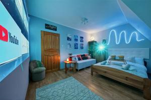 Gut Apartment - 2 sypialnie, duża kuchnia, kino domowe NETFLIX & HBO, kryty parking, szybkie WIFI, 5km od Zakopane