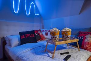 Gut Apartment - 2 sypialnie, duża kuchnia, kino domowe NETFLIX & HBO, kryty parking, szybkie WIFI, 5km od Zakopane