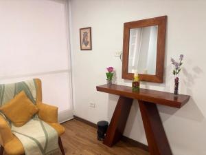 Departamento de 1 habitación, parque La Carolina