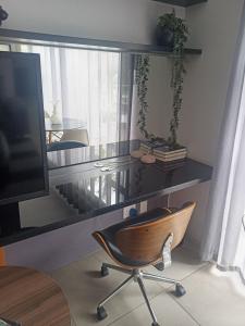 Modern studio apartment with solar