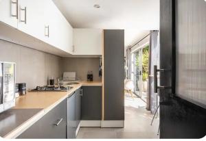 Modern studio apartment with solar