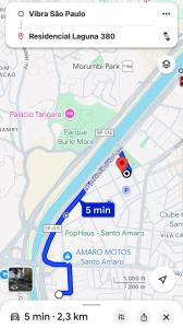 Apto próximo ao Vibra SP e Expo Transamerica Tokio Marine