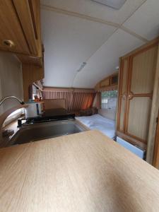 relax and enjoy in this cozy caravan