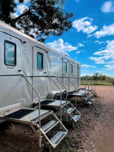 Dream Glamping Destination Suitable for Families: Comfortable Safari Tent on the San Marcos River near Kingsbury, Texas
