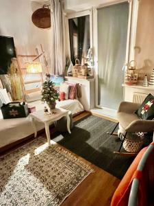 Boho Apartement am Hafen,mit Fahrradern