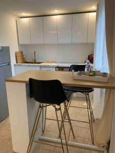 Grand studio cosy avec terrasse