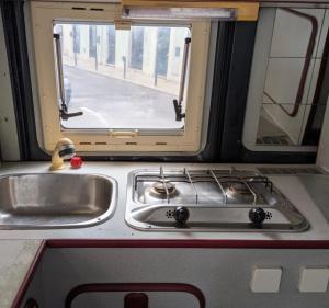 rent a Blue Classicss Campervan MB 100 for a van trip in Algarve