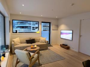 Luxury Panorama Apartment by the Sea with Northern Lights View