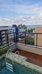 Flat Aconchego beira mar Cabo Branco - 606 entre o mar e a mata Atlantica