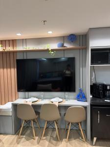 Setai 410 Luxo e Varanda vista de frente para o Mar