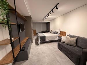 Estúdio Moderno com Vista de Cartão Postal