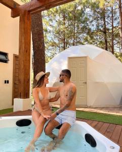 Glamping, Sauna, Jacuzzi en Mazamitla