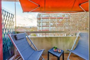 Studio avec terrasse & parking à 8 min à pieds de la plage