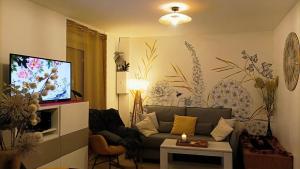 Panoramique floral au cœur des illuminations Noël