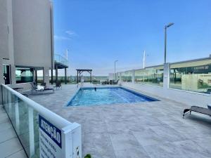 Dúplex frente ao mar localiza em Bombas