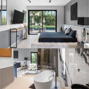 Luxury 9 suites villa - private staff and heated pool