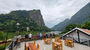 My village river side