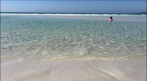 Casa de praia, ao lado do Mar e da lagoa vermelha do foguete