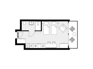 URBAN APARTMENTS GLOBAL PREMIUM, 11th floor, No 14, Free Garage, Self Check-in, No deposit