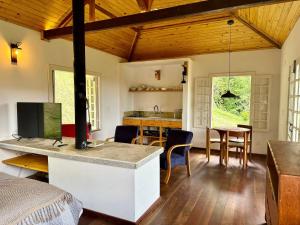 Chalé com área gourmet privativa