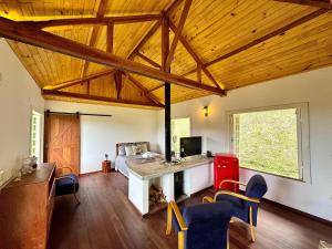 Chalé com área gourmet privativa