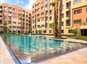 New Appart cosy et raffiné avec piscine et Jacuzzi à Guéliz