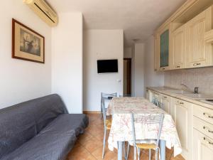 In the residence, terrace and air conditioning