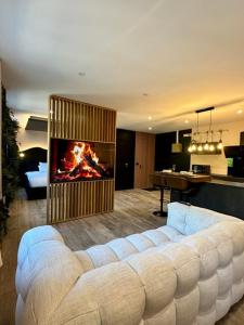 La Suite Aimée - Espace relaxant avec balnéo