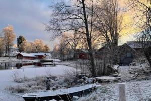 Romantic Cabin right on the lake with fire place