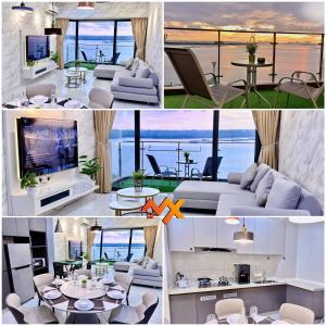 Full Sea View Country Garden Danga Bay 6-13pax Smart TV 70inch-Netflix