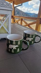 Chatka Niedźwiadka - domki w górach z widokiem na Beskid Niski i Sauną w cenie