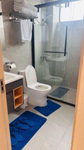 Comfort living one bedroom apartment with fully equipped gym heated swimming pool private parking space,child play area and amazing scenic views