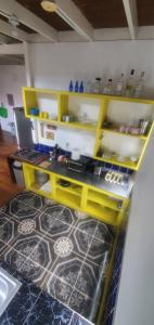 Chalet over the Caribbean sea