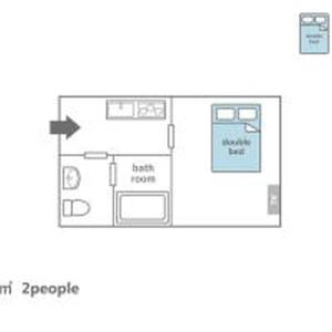 IYASHI KIYOMIZU GOJO -Double Room- Boutique Hotel 癒し 清水五条 ダブルルーム