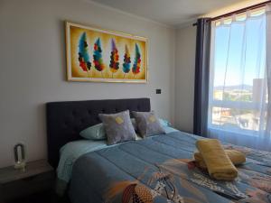 céntrico departamento con vista a laguna