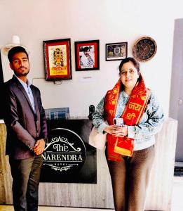 The Narendra hotel 700m away from the Ram Mandir