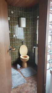 Apartment with a fireplace