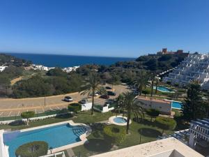 Precioso apartamento con vistas al mar y piscina en Mojácar
