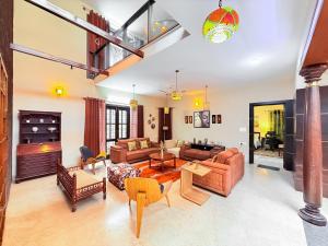 Lagoon Luxe 4BHK Luxury Terrace Pool Villa with Private Theatre & Pool Table by Spacez