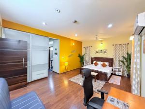 Lagoon Luxe 4BHK Luxury Terrace Pool Villa with Private Theatre & Pool Table by Spacez