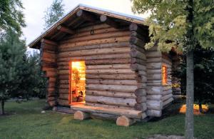 Chalets Log Cabin in the Loire Valley : photos des chambres