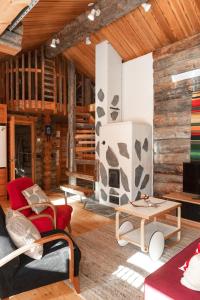 Villa Talvikolo - Spacious 2BR Cabin in Ruka with Private Sauna