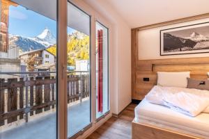 Studio Enzian - Matterhorn Sicht bei der Bergbahn Inspiringplaceszermatt