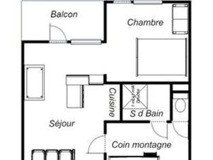 Appartement rénové - 1 chambre, 6 personnes, animaux acceptés - FR-1-836-34
